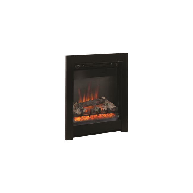 GRADE A1 - Athena Black 18" Electric Fireplace Insert - Be Modern Range