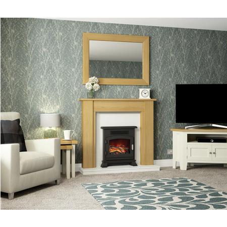 BeModern Banbury Electric Inset Fire Stove in Anthracite Grey