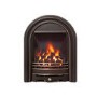 Be Modern Abbey Slimline 120mm Gas Fire in Black Highlight