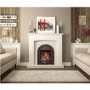Be Modern Abbey Slimline 120mm Gas Fire in Black Highlight