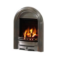GRADE A2 - Be Modern Abbey Deepline 180mm Gas Fire Fully Polished