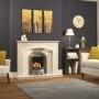 GRADE A2 - Be Modern Abbey Deepline 180mm Gas Fire Fully Polished