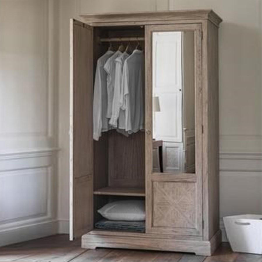 Caspian House 2 Mirror Door Wardrobe