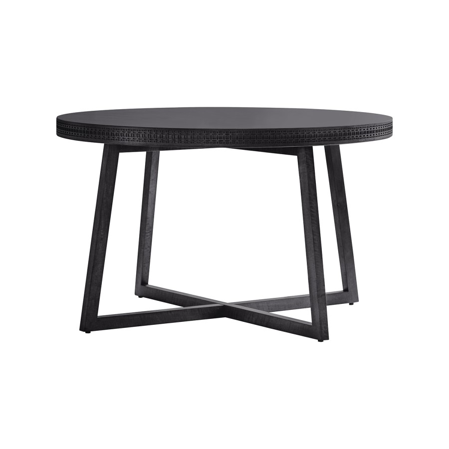 Round Solid Wood Dining Table - Caspian House