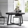 Round Solid Wood Dining Table - Caspian House