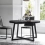 Round Solid Wood Dining Table - Caspian House
