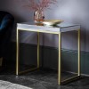 Gallery Mirrored Side Table in Champagne- Pippard Range
