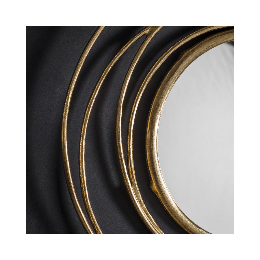 Round Gold Mirror - Caspian House