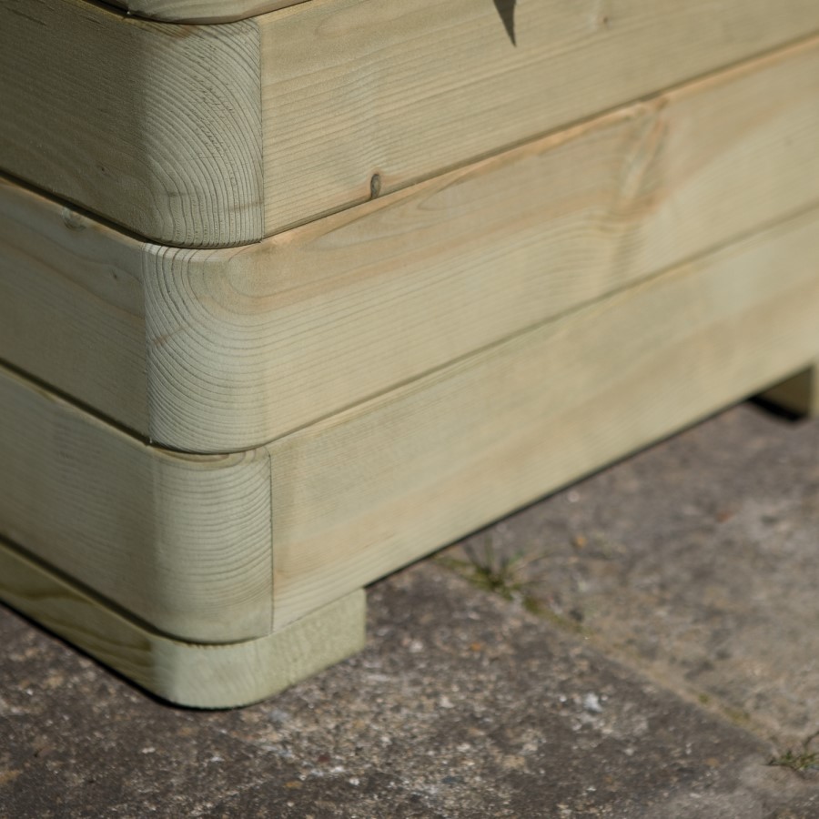 Rowlinson Marberry Wooden Square Planter
