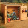 Rowlinson Wood Garden Storage Shed - Bike Shed