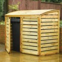 FOL100397 Rowlinson Wooden Double Bin Store