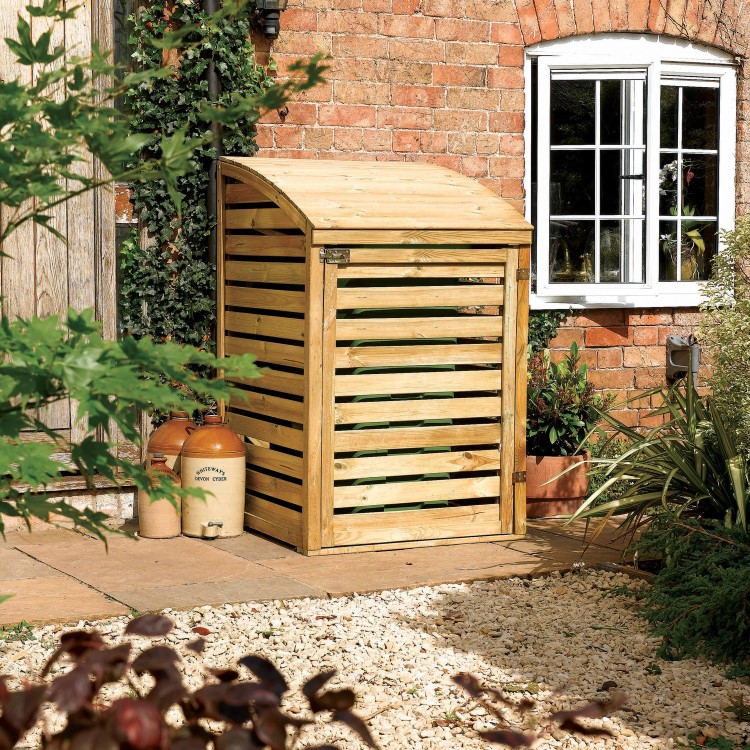 Rowlinson Wooden Single Bin Store