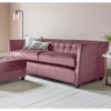 Gallery London Luxury Velvet 3 Seater Sofa - Rosewood Pink