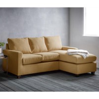 Gallery Stratford LH Chaise Sofa in Field Ochre