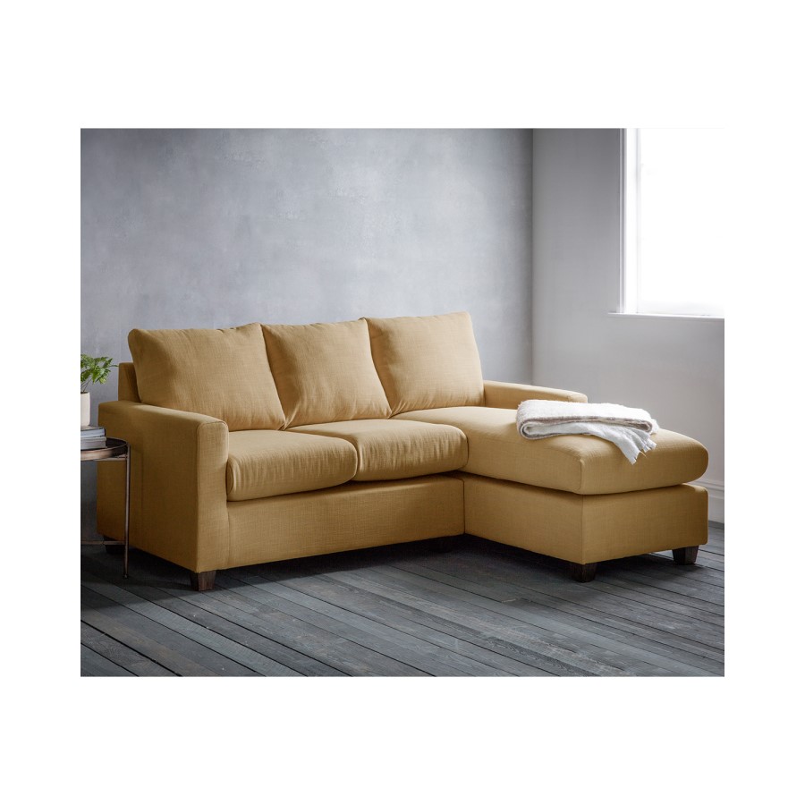 Gallery Stratford LH Chaise Sofa in Field Ochre