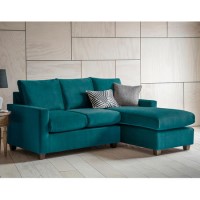 Gallery Stratford LH Chaise Sofa in Brussels Petrol