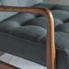 Grey Fabric 2 Seater Tufted Sofa - Caspian House