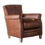 Leather Armchair in Brown - Caspian House