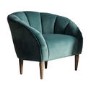 Gallery Tulip Armchair in Green Velvet