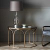 Gallery Canterbury Gold Coffee Table with Mirrored Top