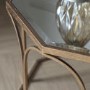 Gallery Canterbury Gold Coffee Table with Mirrored Top