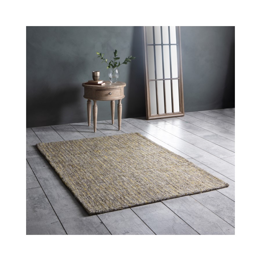 Gallery Arizona Grey & Yellow Rug - 120 x 170 cm