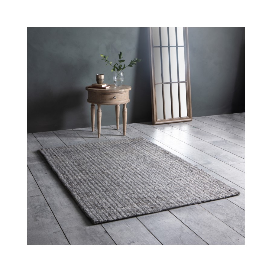 Gallery Arizona Grey & Silver Rug - 120 x 170 cm
