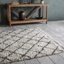 Hand Crafted White & Grey Berber Style Rug - 230 x 170 cm - Caspian House