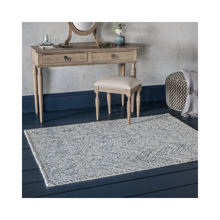 Gallery Inca Blue & Stone Rug - 120 x 170 cm