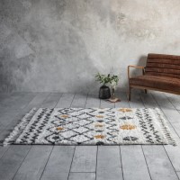 Gallery Navaho Grey & Yellow Rug - 120 x 170 cm