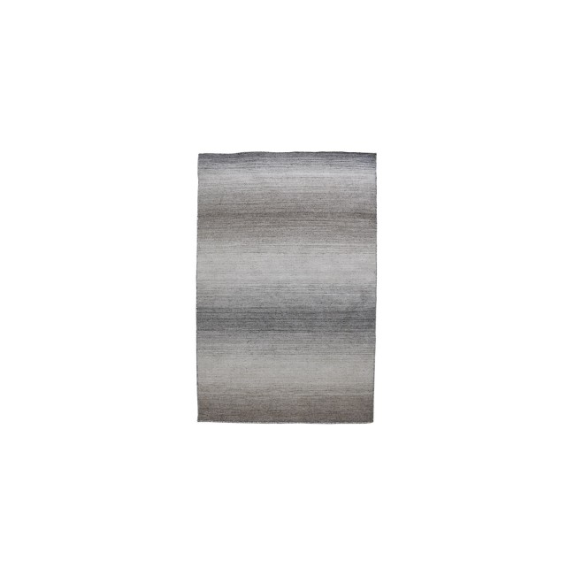 Hand Crafted Grey & Taupe Rug - 120 x 170 cm