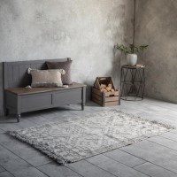 Gallery Peru Cream & Grey Rug - 120 x 170 cm