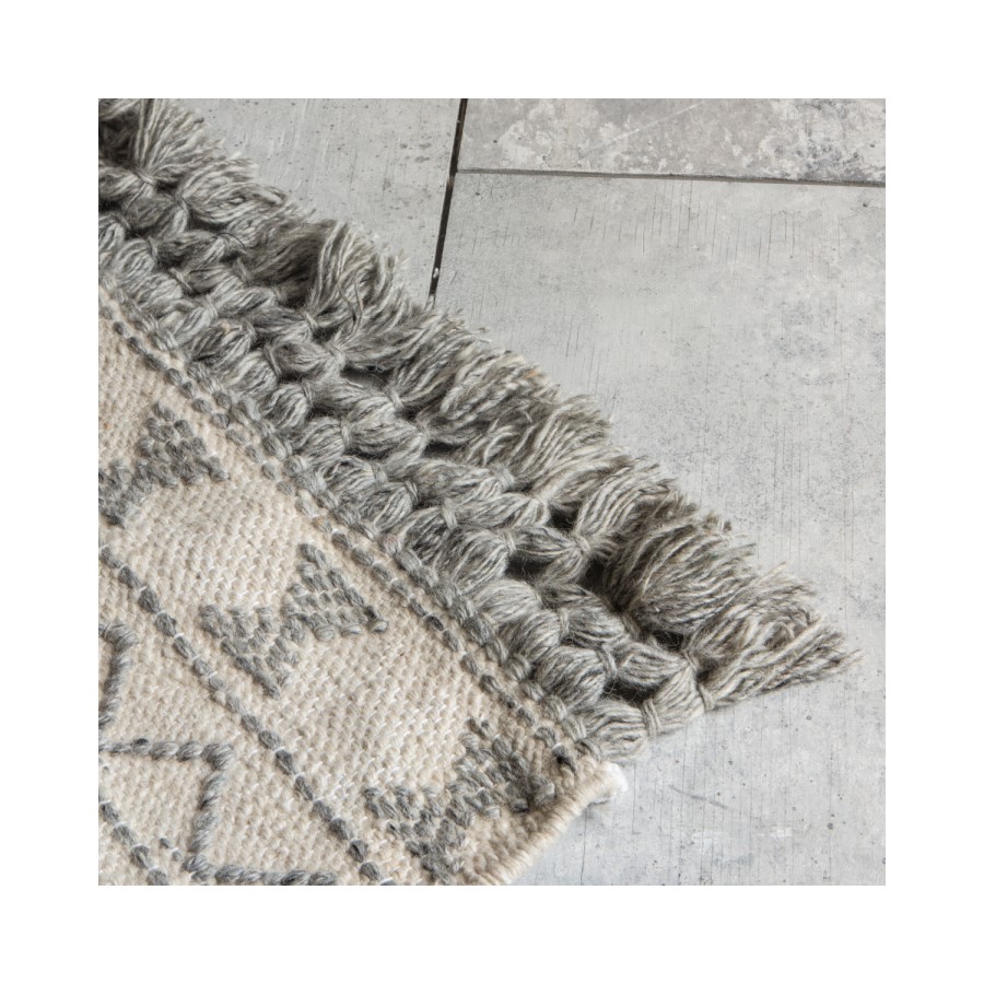 Gallery Peru Cream & Grey Rug - 120 x 170 cm