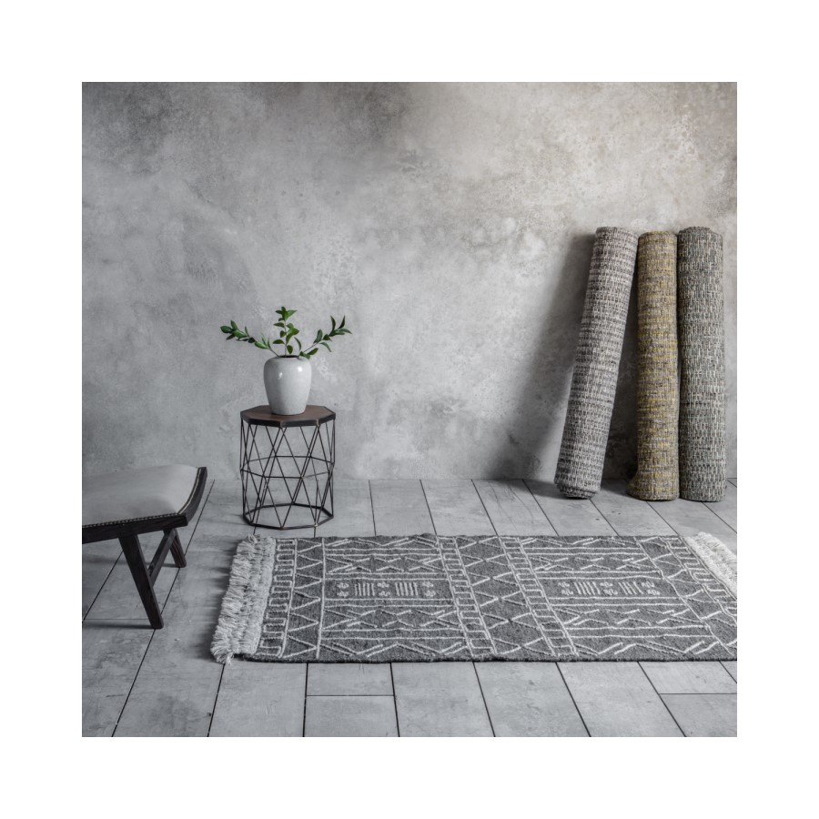 Gallery Yuma Grey Rug - 120 x 170 cm