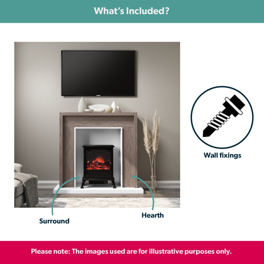 Adam Lomond Fireplace Surround in Pure White