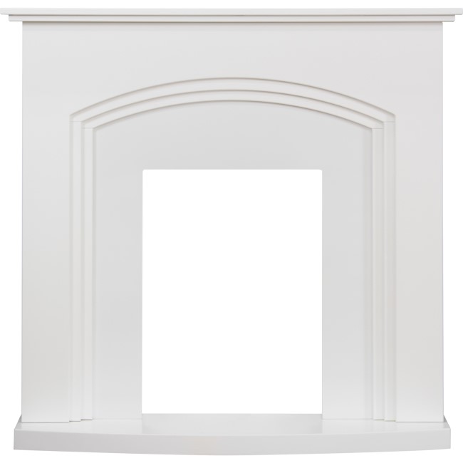 Adam Truro Fireplace in Pure White