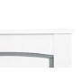 Adam Chilton Fireplace in Pure White and Grey 39 Inch - Surround Only