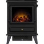 Adam Innsbruck Electric Stove Suite with Oak Surround and Black Stove