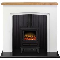 Adam Siena Electric Stove Suite with Hudson Stove