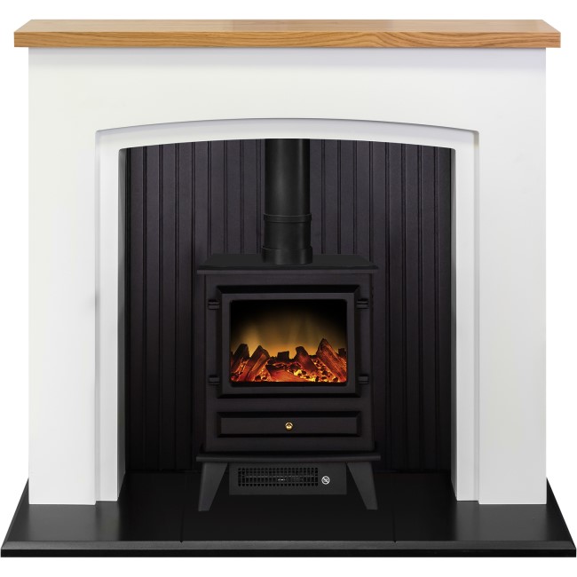 Adam Siena Electric Stove Suite with Hudson Stove