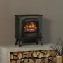 Be Modern Black Freestanding Electric Stove Fire - Colman