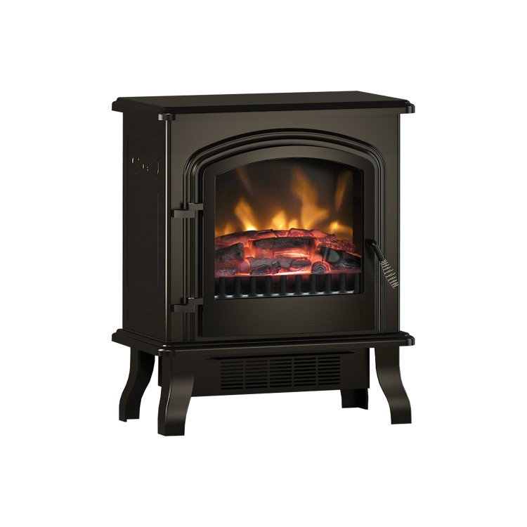 Be Modern Black Freestanding Electric Stove Fire - Colman