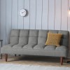 Grey Fabric Click-Clack Sofa Bed - Caspian House