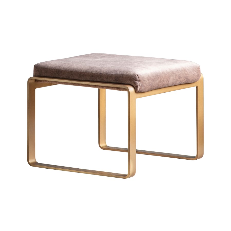 Mineral Brown Footstool 