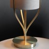 Brushed Brass Brach Table Lamp - Romana