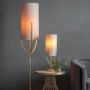 Brushed Brass Brach Table Lamp - Romana