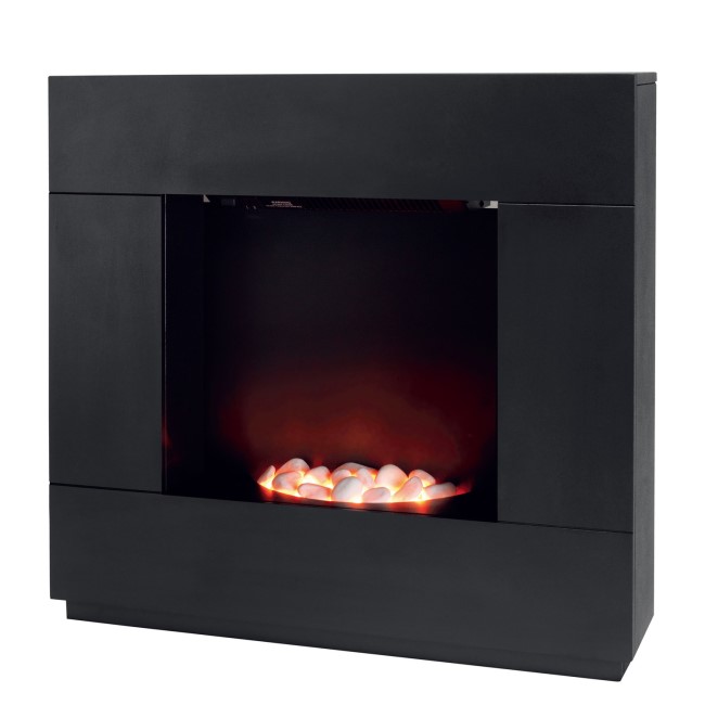 Beldray Sorrento Electric Fireplace Suite in Black