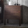 Caspian House Retreat Solid 2 Drawer Bedside Table