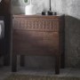 Caspian House Retreat Solid 2 Drawer Bedside Table