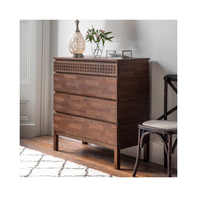 Caspian House Solid 4 Drawer Chest of Drawers